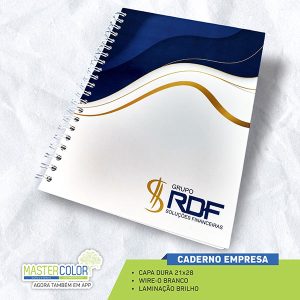 caderno de anotações para empresas
