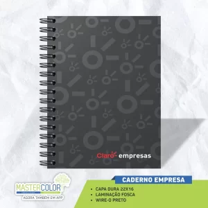 Caderno personalizado para empresa