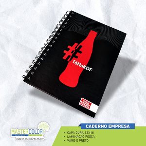 Cadernos personalizados para empresas - tamanho A4 A5