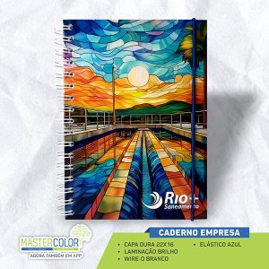 Cadernos corporativos personalizados